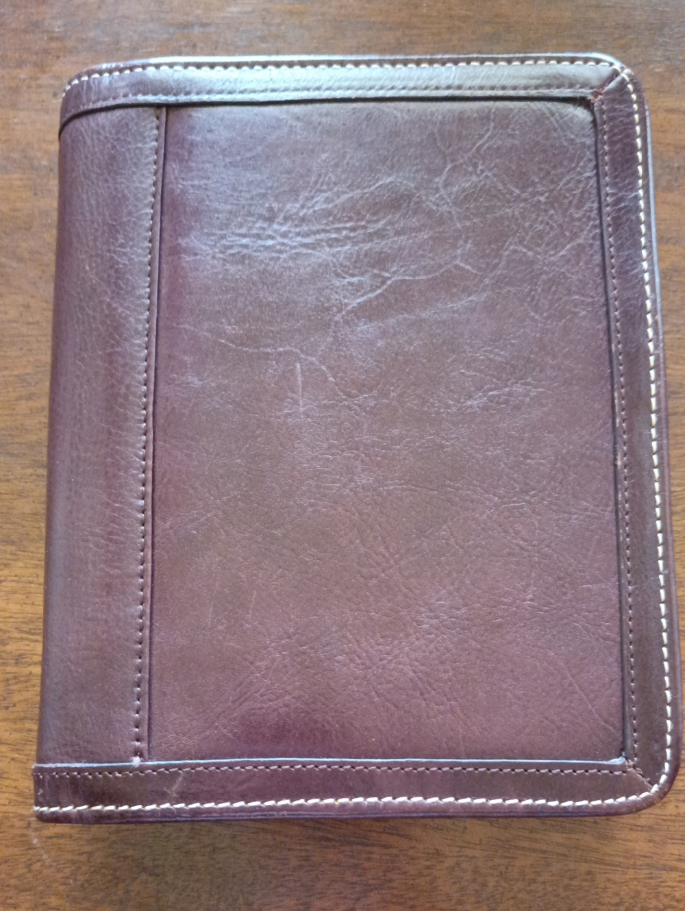 Franklin Covey compact leather planner binder